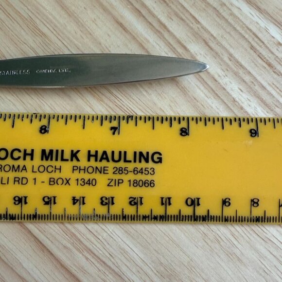 4 Pc Fantasy Serving Set 1881 Rogers Oneida 8-1/4" Atomic MCM Spoon Forks Slotte - Picture 10 of 10